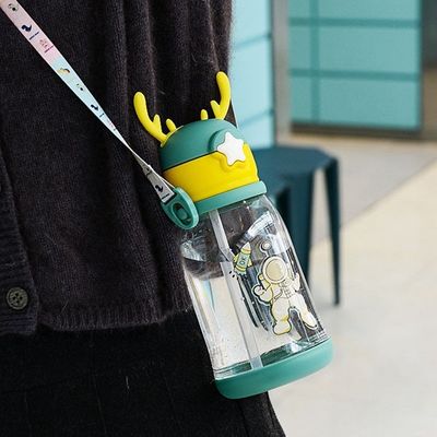 600ml 容量 カスタム ロゴ 透明 食品 プラスチック ストロー カップ 子供向け
