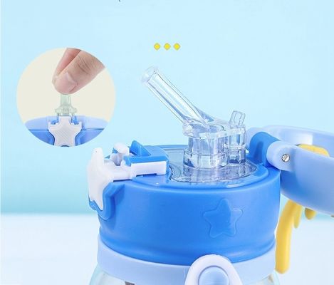 600ml 容量 カスタム ロゴ 透明 食品 プラスチック ストロー カップ 子供向け
