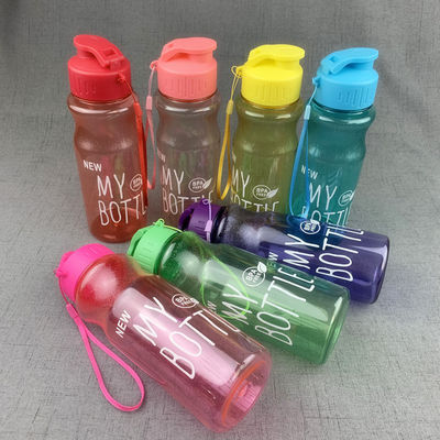 自動運転 500ml BPAフリー水瓶 漏れ防止キャップと透明な素材