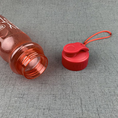 10色ユニセックス クラシックスクール キャンピング用 透明プラスチック水瓶 PCグラデント