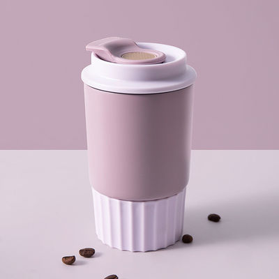 密閉蓋付きの隔離型再利用可能なコーヒーカップ 350ml 携帯型ステンレスステールカップ