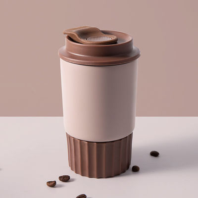 密閉蓋付きの隔離型再利用可能なコーヒーカップ 350ml 携帯型ステンレスステールカップ