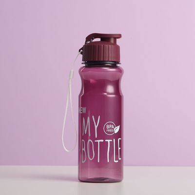 500ml プラスチック製の水瓶 卸荷 持ち運び可能な透明な飲み物カップ 備品用
