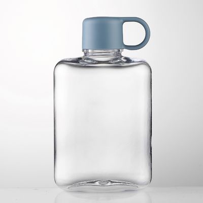 TOUR アウトドアアクティビティ トライタン 360/500ml ポータブル 小正方形 透明なプラスチック水瓶