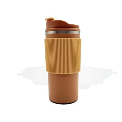 450ml ポータブルストレートカップ ダブル真空隔離ステンレスステール 旅行コーヒーカップ