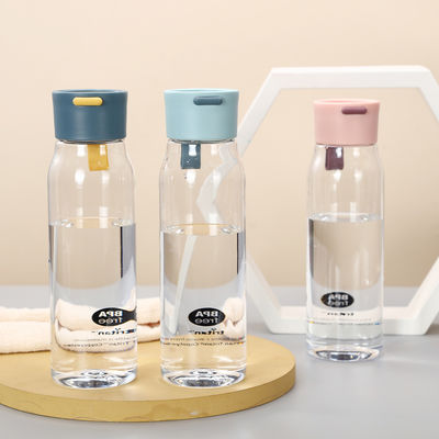 550ml Bpaフリー 防漏プラスチック蓋 繰り返し使用可能な飲み物 トライタン 水瓶 走るのに最適