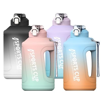 耐久性 大容量 2300 ML 3800 ML スポーツ用水瓶 スクラブグラディアントデザイン