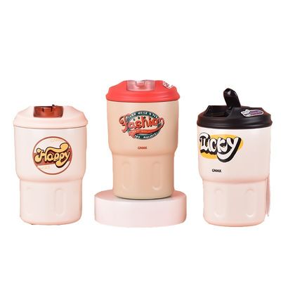 カスタムロゴ 350ml ステンレスステールカップ 携帯旅行用水瓶 学生プレゼント