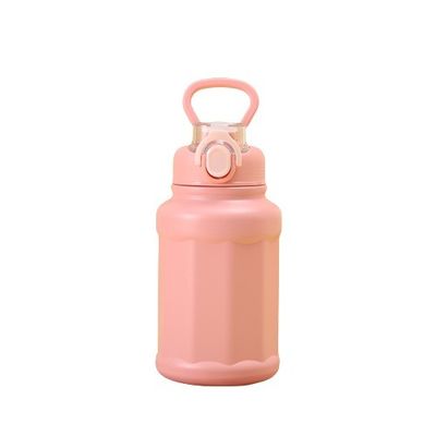 アウトドアスポーツステンレス鋼真空サーモスカップ 700ml 大容量とストロー