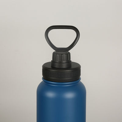 ストレートポータブル ステンレス スタール 吸気 隔離 スポーツ ボトル 1000 ml ハンドル付き