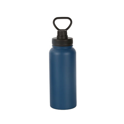 ストレートポータブル ステンレス スタール 吸気 隔離 スポーツ ボトル 1000 ml ハンドル付き