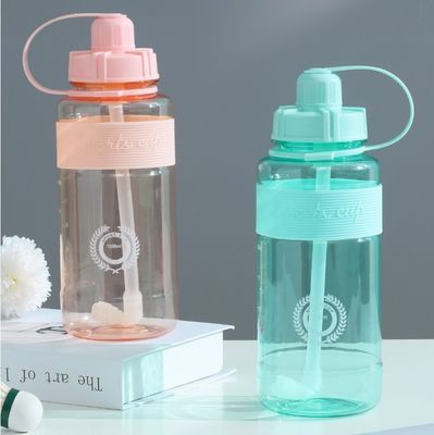 ユニセックス 直接飲酒 1000ml BPAフリー トライタン モチベーションジム 時間マーク付き プラスチック水瓶