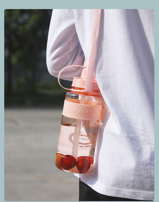 ユニセックス 直接飲酒 1000ml BPAフリー トライタン モチベーションジム 時間マーク付き プラスチック水瓶