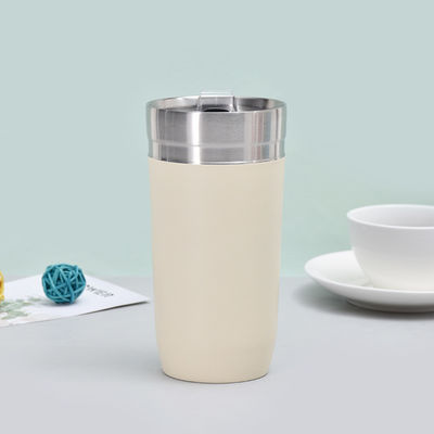500ml 304ステンレス鋼水瓶 ポータブル 飲みコーヒーカップ 蓋付き サーモスカップ