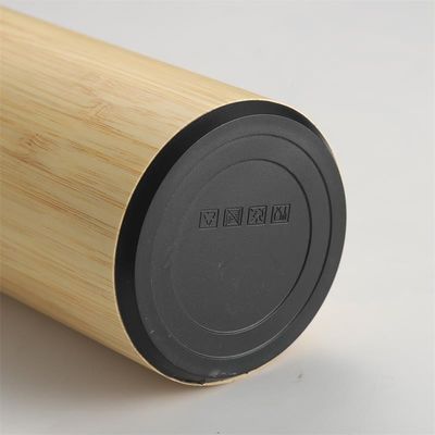500ml直杯 オーダーメイドロゴ ステンレス鋼 バンブー サーモスカップ 304 内真空水瓶