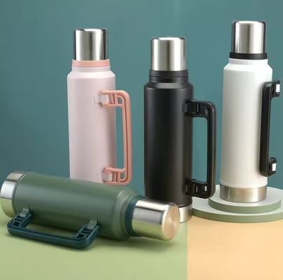 1L 水瓶 屋外 登山 キャンプ 隔熱 防水 ステンレス 鉄熱器