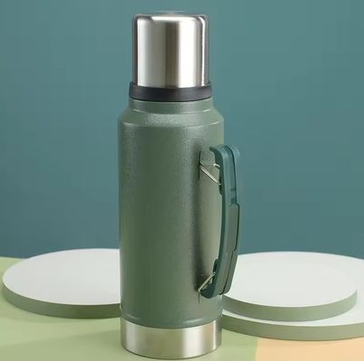 1L 水瓶 屋外 登山 キャンプ 隔熱 防水 ステンレス 鉄熱器