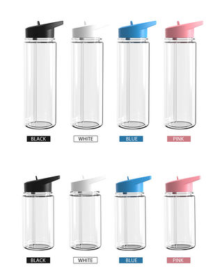 750ml 透明なプラスチック スポーツ フィットネス 飲み水 ボトル