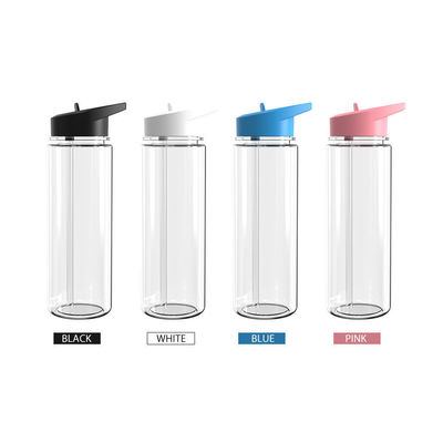 750ml 透明なプラスチック スポーツ フィットネス 飲み水 ボトル