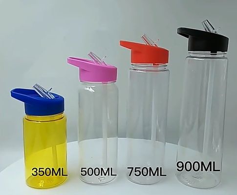 750ml 透明プラスチック スポーツ 旅行 水瓶 沸騰水 透明
