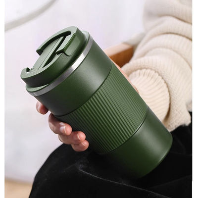 ステンレス鋼 380ml/510ml 隔離旅行と熱いコーヒーのための二壁真空カップ