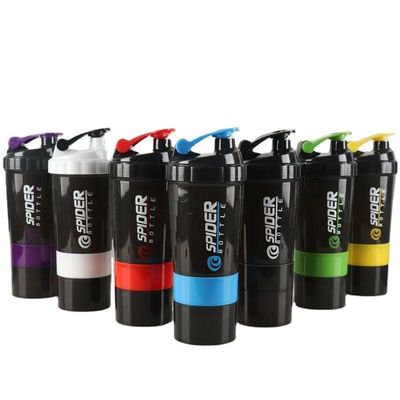 ユニセックス カスタムロゴ 500ml Bpa フリーシェイカーボトル PP ミルクシェイクカップ タンパク質パウダー フィットネス ジム スポーツ 水瓶 ミックスボール