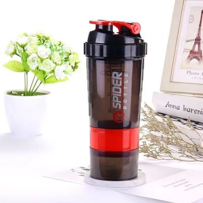 ユニセックス カスタムロゴ 500ml Bpa フリーシェイカーボトル PP ミルクシェイクカップ タンパク質パウダー フィットネス ジム スポーツ 水瓶 ミックスボール