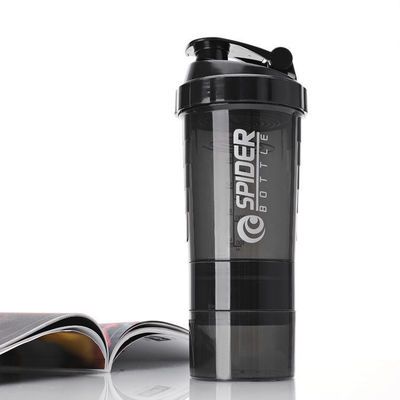 アウトドアフィットネス&amp;スポーツ 500ml プラスチックジム 混合ボール付きのタンパク質シャイカーボトル