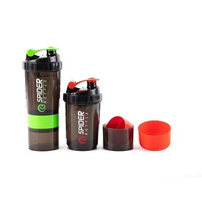 アウトドアフィットネス&amp;スポーツ 500ml プラスチックジム 混合ボール付きのタンパク質シャイカーボトル