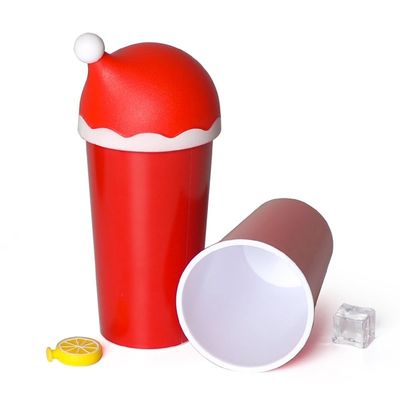 カップ 飲料類 クリスマスプレゼント 20オンス サンタ帽子蓋とストローのタムラーカップ