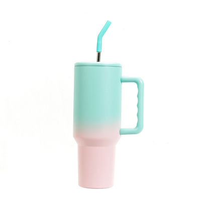 EU標準 オーダーメイド ロゴ 40オンス 瓶 スタッドレスタイヤ スポーツ水瓶 ハンドルとストロー