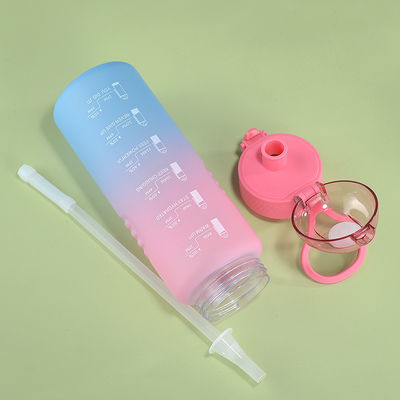 32oz 1000ML 運動用 motivational スポーツ用 水瓶 フロー フリップトップ 漏れ防止蓋 携帯