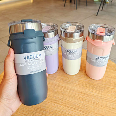 カスタマイズされた色 直接隔熱ボトル ステンレス鋼 屋外旅行カップ 550ml/710ml