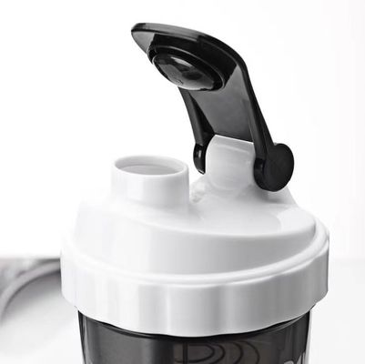500ml 3層プラスチックジム フィットネス プロテインシェイカー 屋外スポーツ用水瓶