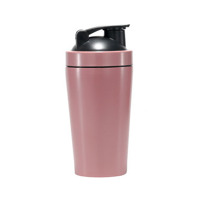 500ml と 750ml ジム メタル ステンレス スチール シャイカー ボトル 混合ボール OEM 受け入れ