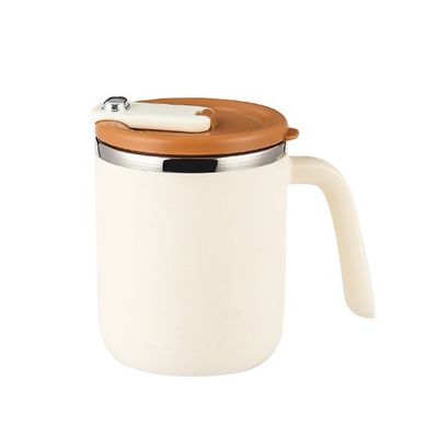 500ML カスタムロゴ 双層ステンレスステール隔離旅行カップ ハンドル蓋付き