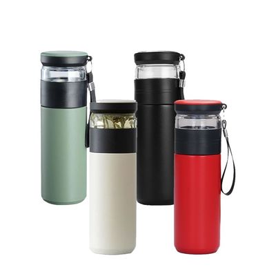 ステンレス鋼の真空ボトル 熱いコーヒー 汁茶のためのシッター付き サーモスタンブラー