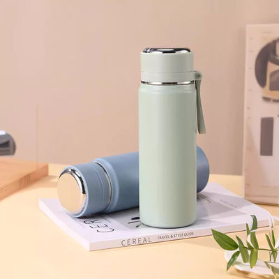 現代のデザインスタイル 500ml/600ml ロープハンドル付きステンレス鋼水瓶