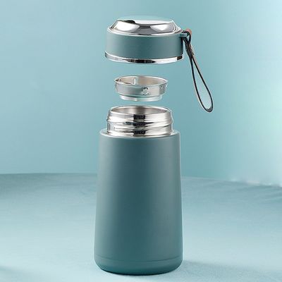 学校へ戻る カスタマイズされた色 350ml ステンレス鋼の真空カップ 携帯ロープ