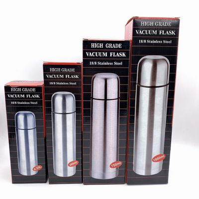 500ml 弾丸形 ダブル壁隔熱瓶 熱冷水用 掃除用 カップ