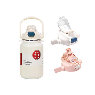 すべての適用される人 500ml スポーツ ダブル 壁 掃除瓶 ストロー キッズ トムラー カップ