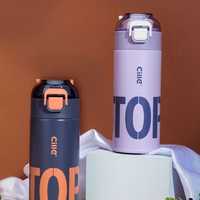 500ml ステンレス鋼の真空瓶 2つの飲用方法のカスタム隔離水瓶