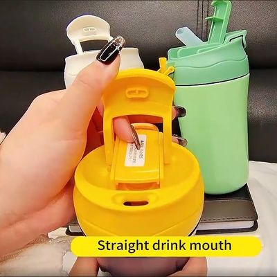 15オンス 掃除用 オフィス用水瓶 壁付き 隔離型 旅行用 カフェカップ シリコン蓋付き