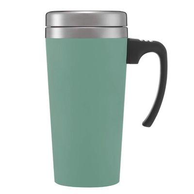 16オンス 絶縁式 サーモス デスク ステンレス スチール コーヒーカップ ハンドル 現代の素材