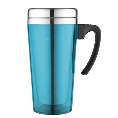 16オンス 絶縁式 サーモス デスク ステンレス スチール コーヒーカップ ハンドル 現代の素材
