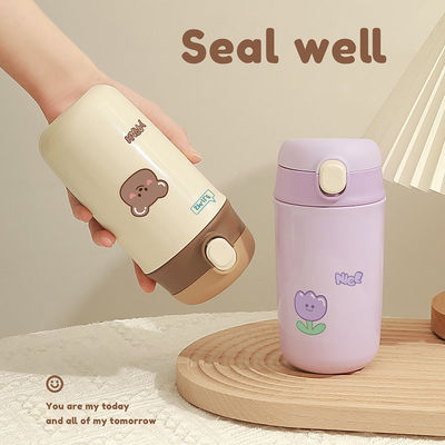 掃除用瓶 熱水器 304ステンレス鋼 水瓶 ダブルドリンク 隔熱カップ