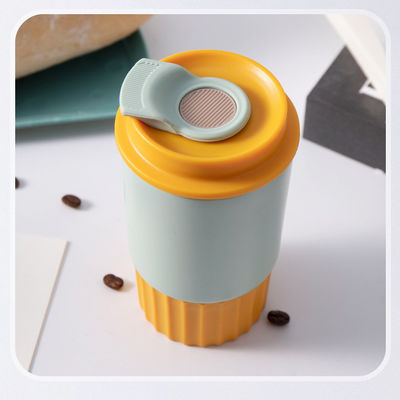ステンレス・スティール真空旅行カップ 350ml 密封蓋付き 隔離式再利用可能なコーヒータンブラー