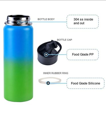 パーソナライズ可能な 650ml 真空ボトルカップ 飲み物 ボトル ステンレス ステンレス スペース 水瓶