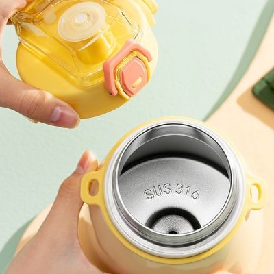 12-24 時間 熱隔熱性能 ストローと蓋付きの水瓶 全員