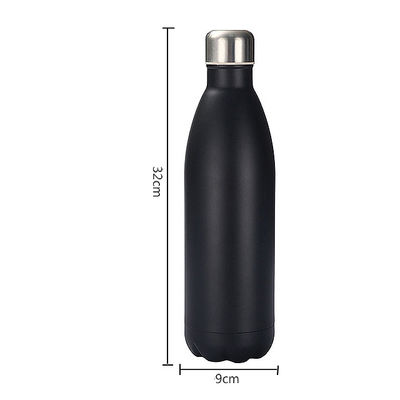 再利用可能で漏れ防止性のある 1000ml ステンレス スポーツ用水瓶